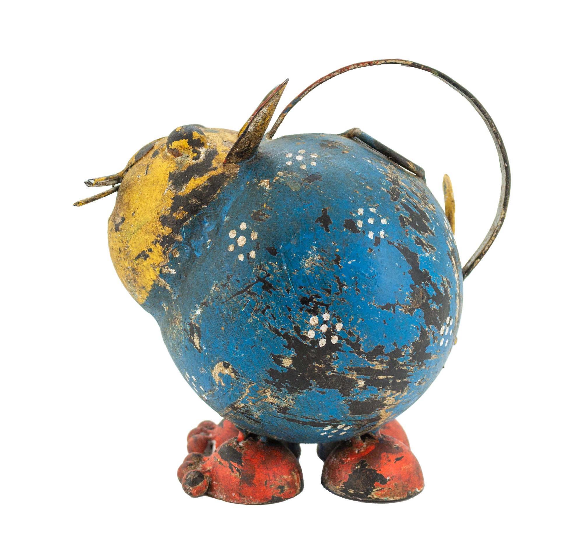 Vintage Addiction - Wholesale Watering Can - Blue Pouncing Cat Watering Can1