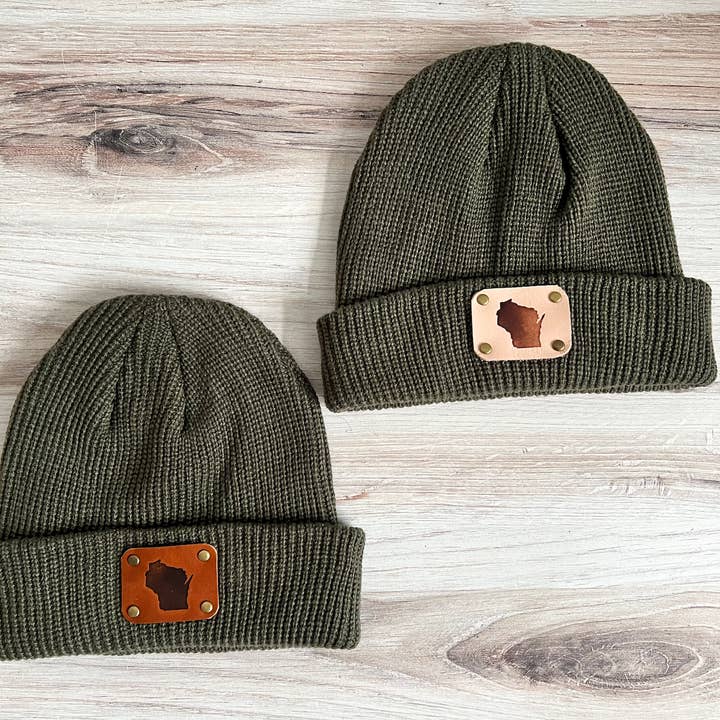 Blu Mountain Co - Vendita all'ingrosso Berretto - Unisex - Berretto personalizzato con toppa in pelle9