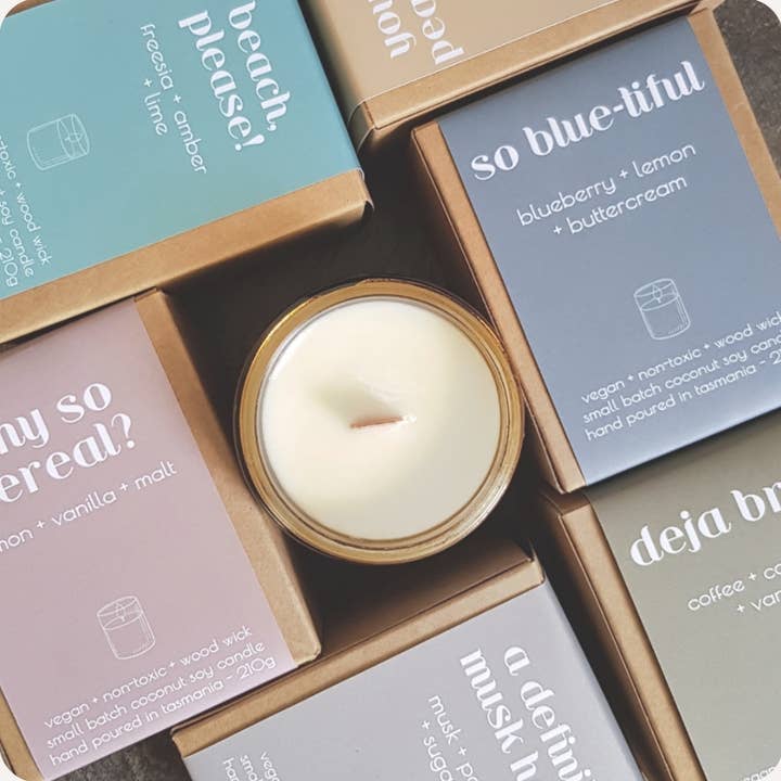 Everwood Candle Co. - Wholesale Jar/Filled Candle - 'Deja Brew' Candle 210g