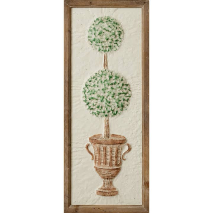 Audrey's Home & Gift - Wholesale Wall Accent - Embossed Topiary Wall Hanging (PC)