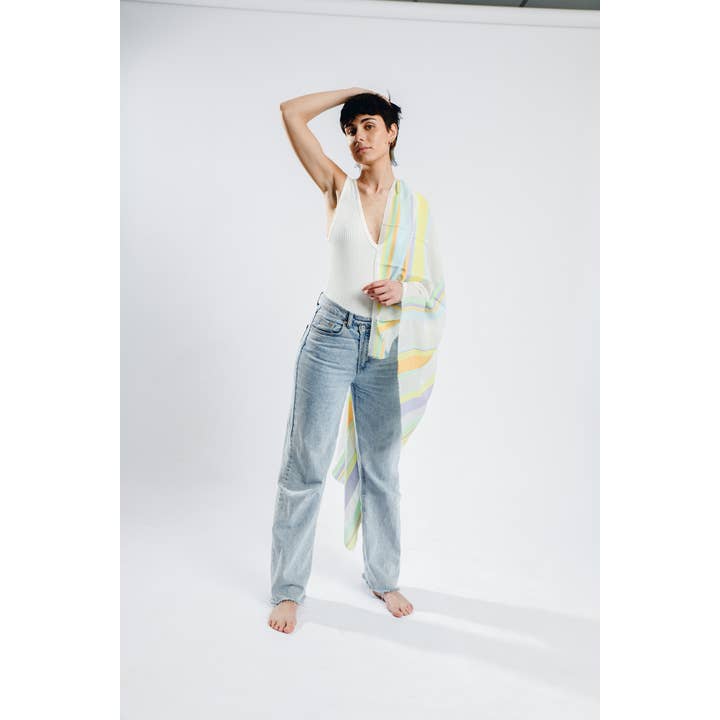 Abstract - Wholesale Scarf - Women's - Striped scarf or sarong7