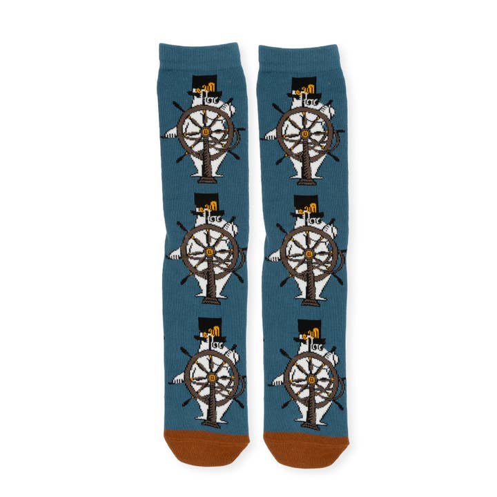 Moominpappa on Wheel Men's Socks for wholesale by Nordicbuddies