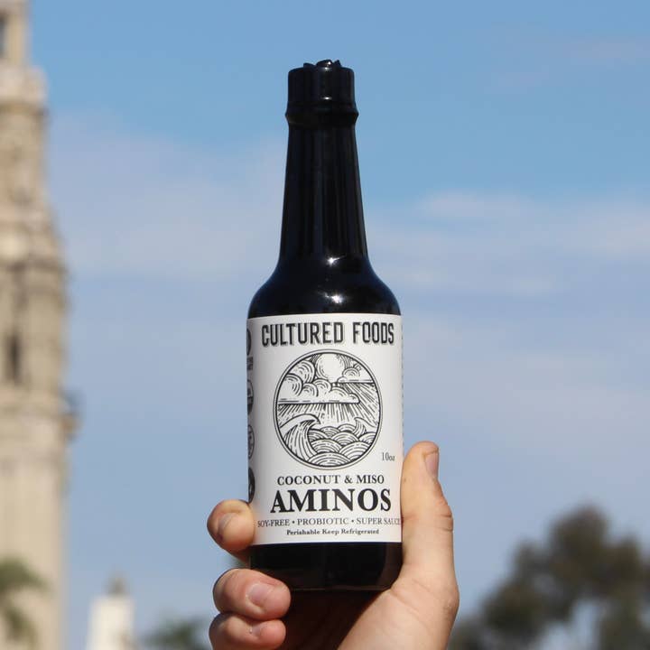 Coconut Miso Aminos by Cultured Foods - 16 count for wholesale by San Diego Tempeh