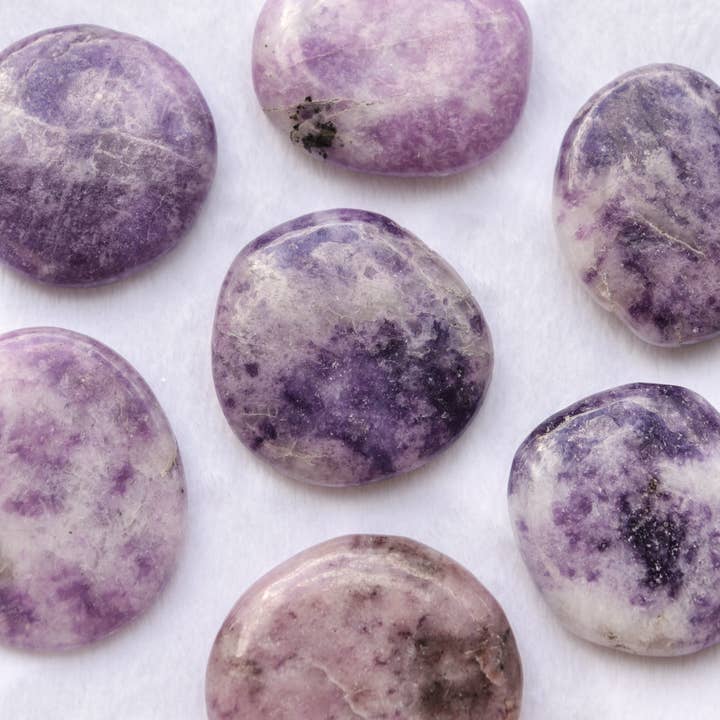 Natures Artifacts Inc - Wholesale Spiritual Stone/Crystal - Lepidolite Crystal Palm stones6
