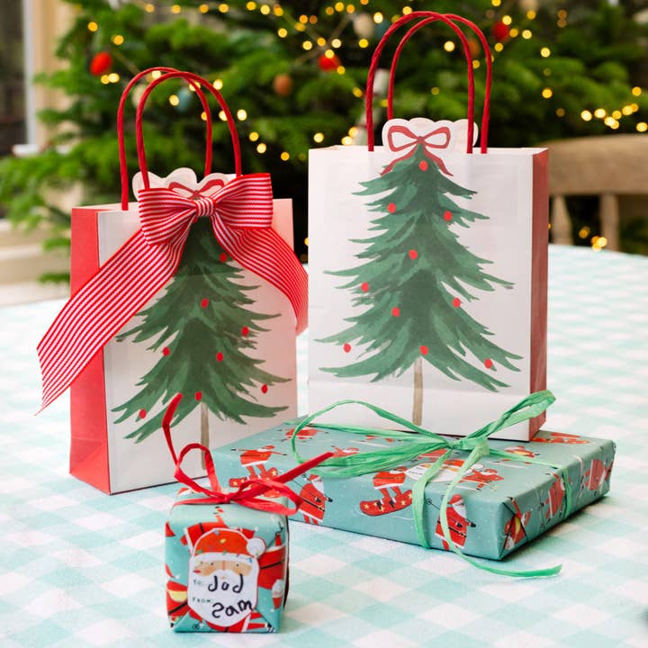 Talking Tables EU - Venta al por mayor Rollos de papel de regalo - Papel de regalo reciclado Fun Guy Santa para Navidad - 3 m2