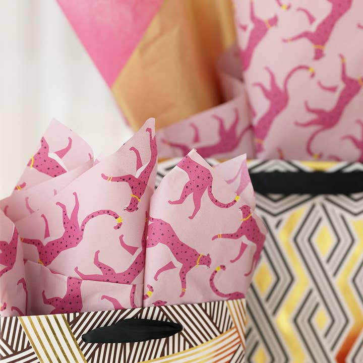 BllalaLab - Wholesale Tissue Paper - Cheetah Leopard Floral Pattern Gift Wrapping Tissue Paper8