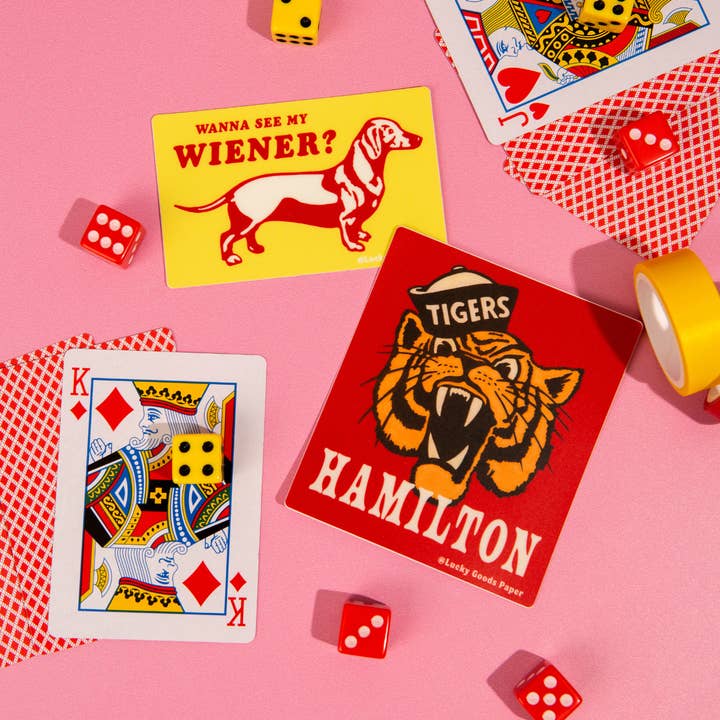 Lucky Goods Paper - Wholesale Phone & Laptop Stickers - See My Wiener – Matte Vinyl Sticker4