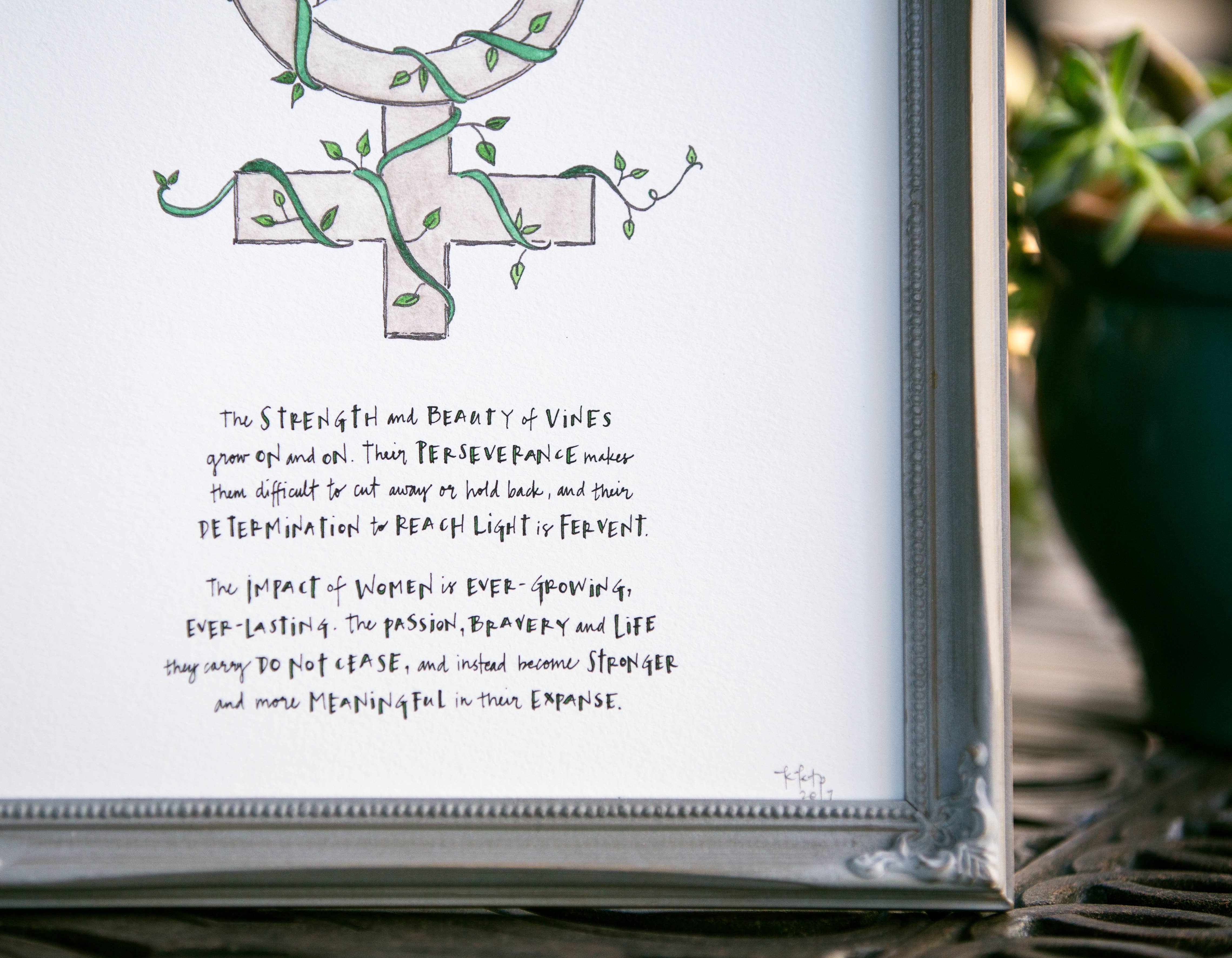 Lacelit | Stationery & Gifts by Kimberly Kuniko - Wholesale Art Print - Ever-Lasting | Decorative Art Print1