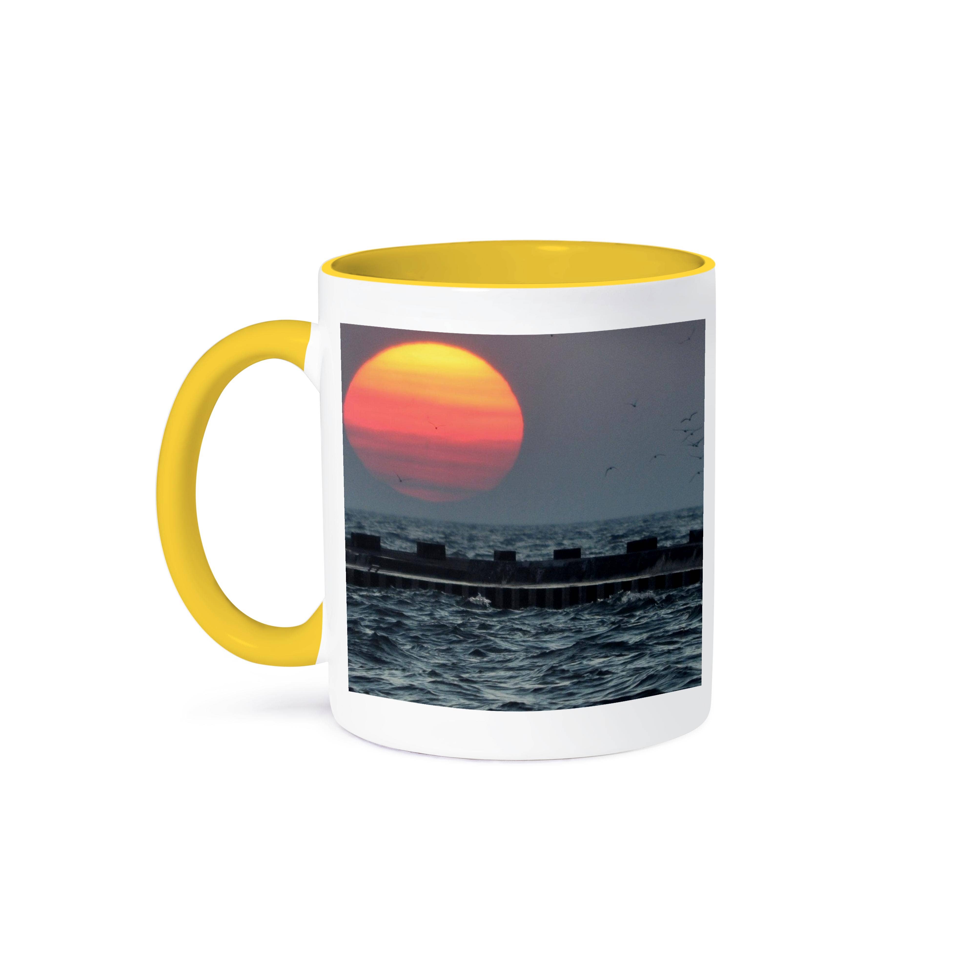 3dRose – wholesale Coffee mug – 3dRose, Beautiful sunset over Lake Michigan in Grand Haven, Mug0