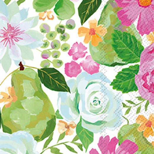 Paper Guest Towels 16 ct Flowers And Pears for wholesale by Boston International