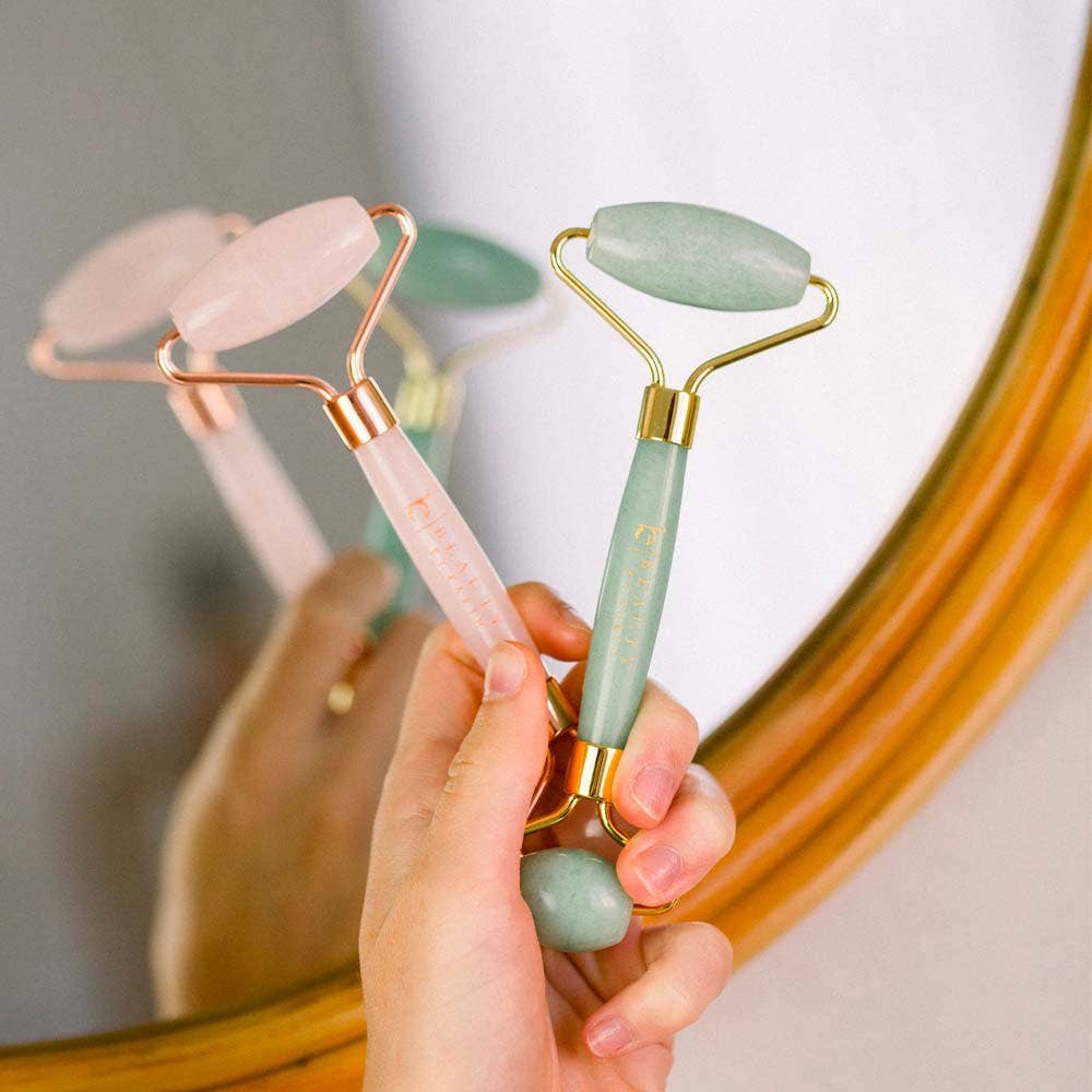 Beauty By Earth - Wholesale Face/Beauty Roller - Rose Quartz Face Roller3