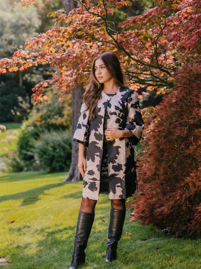 Casaco Floral Percy por atacado de House of Zana