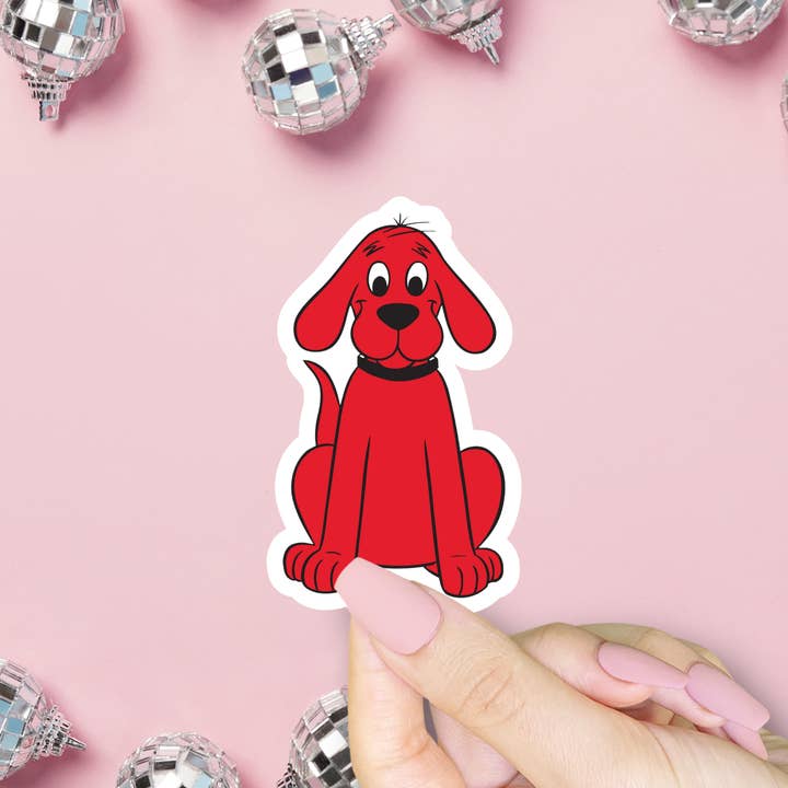 ShopSourSweetener - Wholesale Sticker - Clifford The Big Red Dog Sticker, Throwback Children's Book