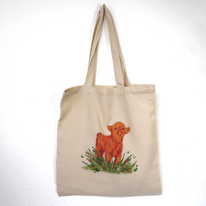 Highland Cow Shoppingväska för wholesale av Pollygone Illustration