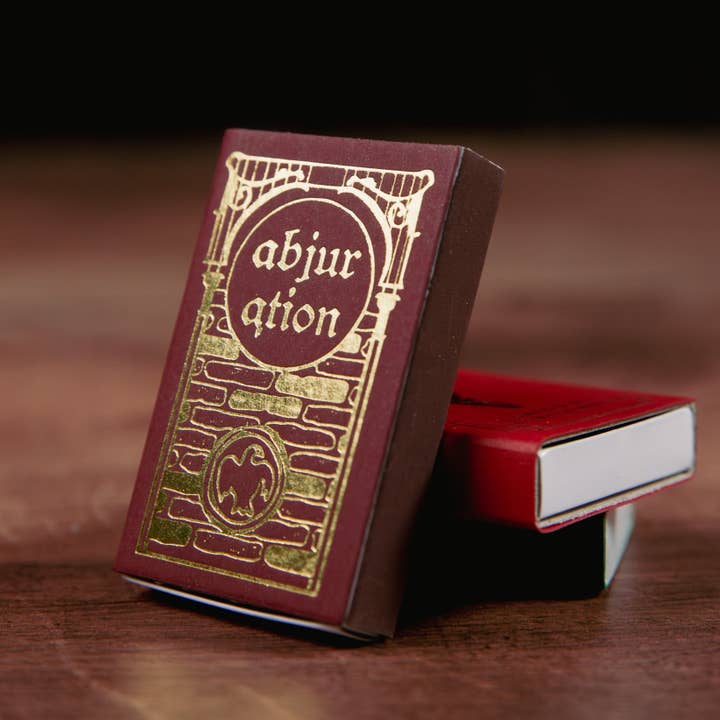 Abjuration: Matchbook for wholesale by Cantrip Candles