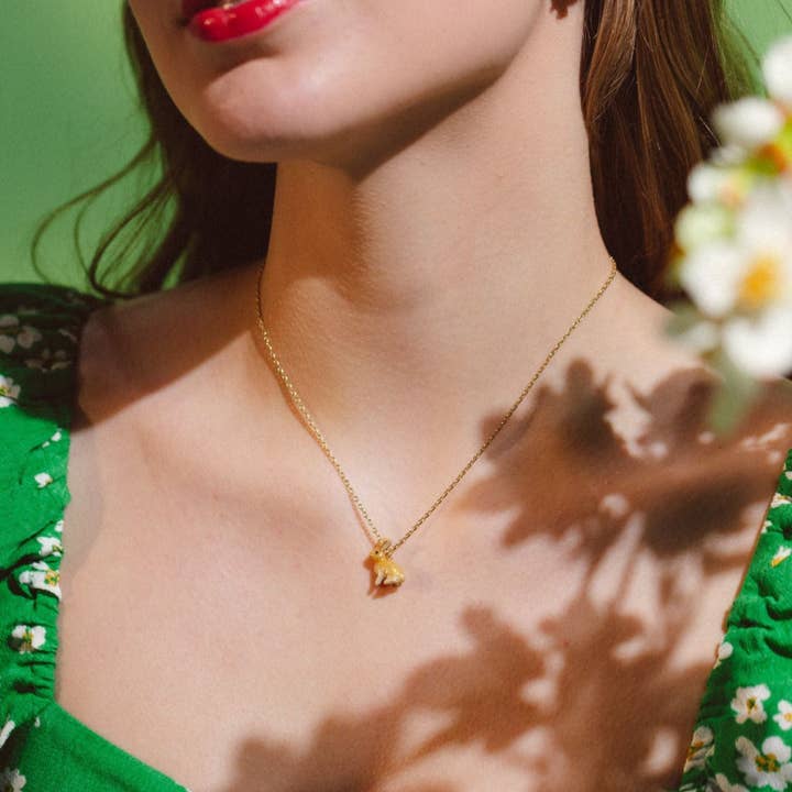 Bill Skinner - Vendita all'ingrosso Collana con ciondolo/pendaglio - Ciondolo coniglio smaltato1