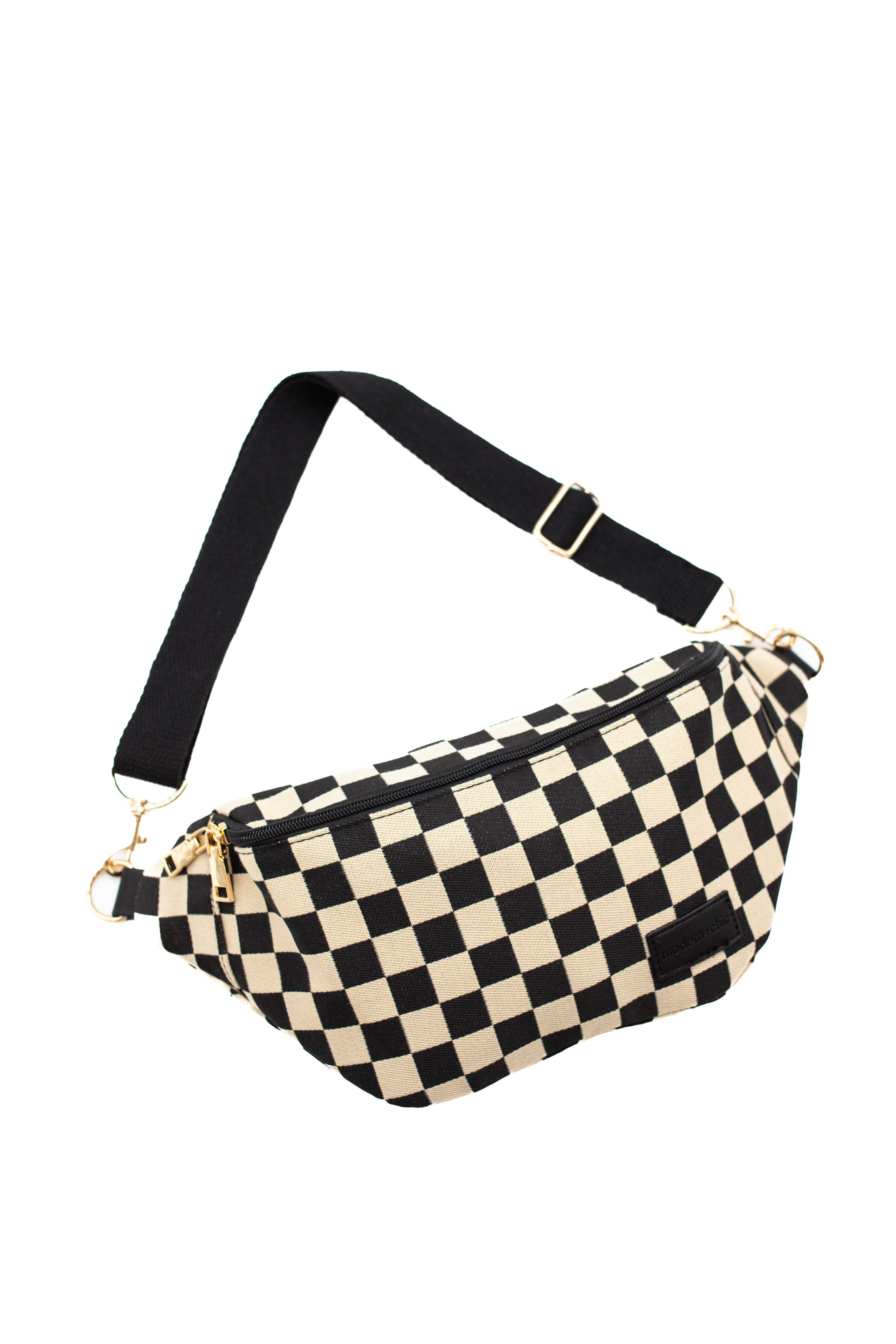 modern and chic - Wholesale Belt Bag - Women's - Avril Patterned Oversized Belt Bag5