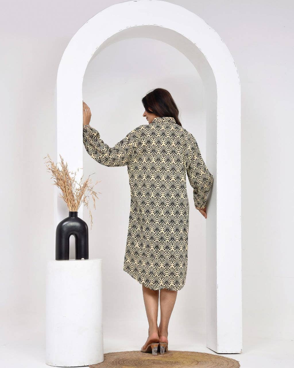 Nola by bijusol – wholesale Dress – Women's – Cotton Shirt-Dress DB19-14