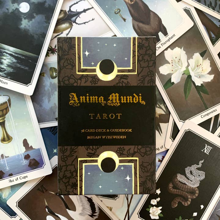 The Creeping Moon – Großhandel Tarot-Karten – Anima Mundi Tarot - Kartenspiel mit 78 Karten und Reiseführer