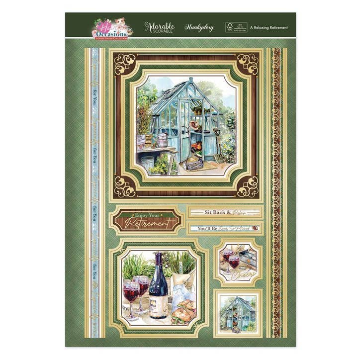 Ecstasy Crafts Distributing - Wholesale Craft Supplies - A Relaxing Retirement Luxury Topper Set2