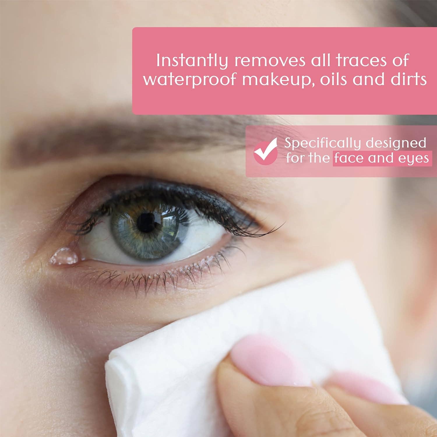 Air Jungles - Wholesale Face & Body Wipes - Air Jungles Makeup Remover Wipes 25 Count (Pack of 4)1