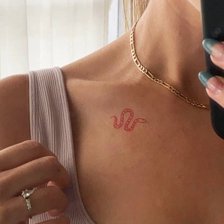 INKED by Dani - Wholesale Temporary Tattoo - Red Ink Temporary Tattoo Pack