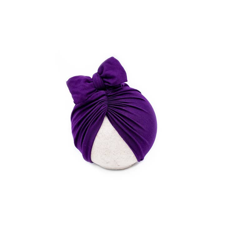 Classic Head Wrap Hat - Eggplant for wholesale by BluTaylor®