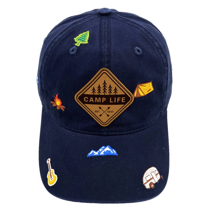 Northern Icons Creations INC - Wholesale Baseball cap – Unisex - Camp Life Outdoor Embroidered Baseball Cap, Adventure Camping Nature Hat for Travelers and Hikers3