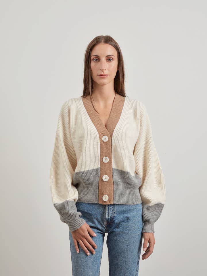 OVERSIZED KASJMIEREN VEST voor wholesale door Tredicinodi Cashmere