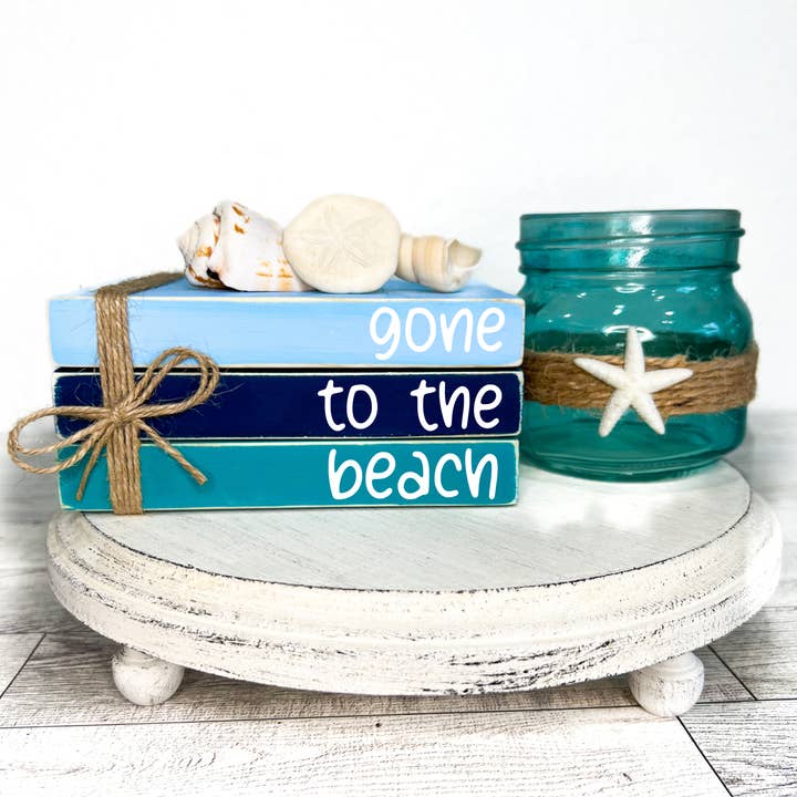 Ruaille Buaille Co - Wholesale Decorative Tray - Beach decor | Summer tiered tray | Nautical home decor