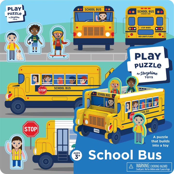 Storytime Toys - Wholesale Puzzle - Kids - School Bus Play Puzzle
