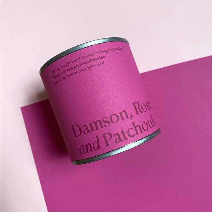 Lovat Press - Wholesale Travel Candles - Valentine's Day limited edition label Soy Wax Candle Tin 1