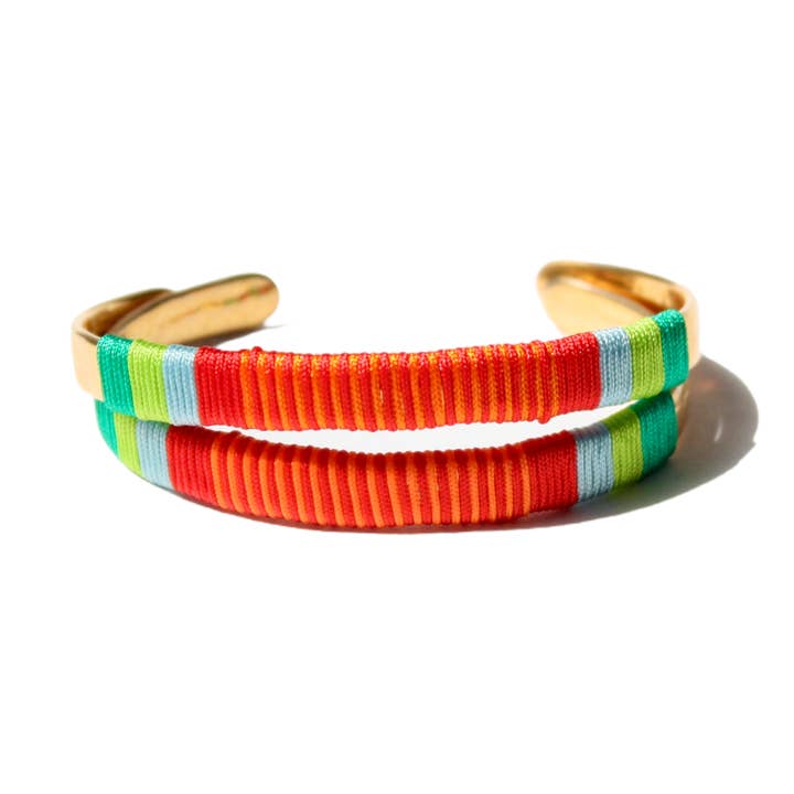 Araracuara - Wholesale Bangle Bracelet - GUATAPURI adjustable bracelet with colorful threads11