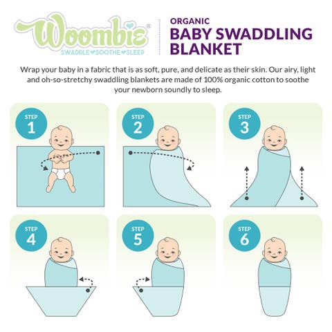 Woombie - Wholesale Inbakerdoek - Baby - Airwrap babydekens en omslagdoeken, set van 32