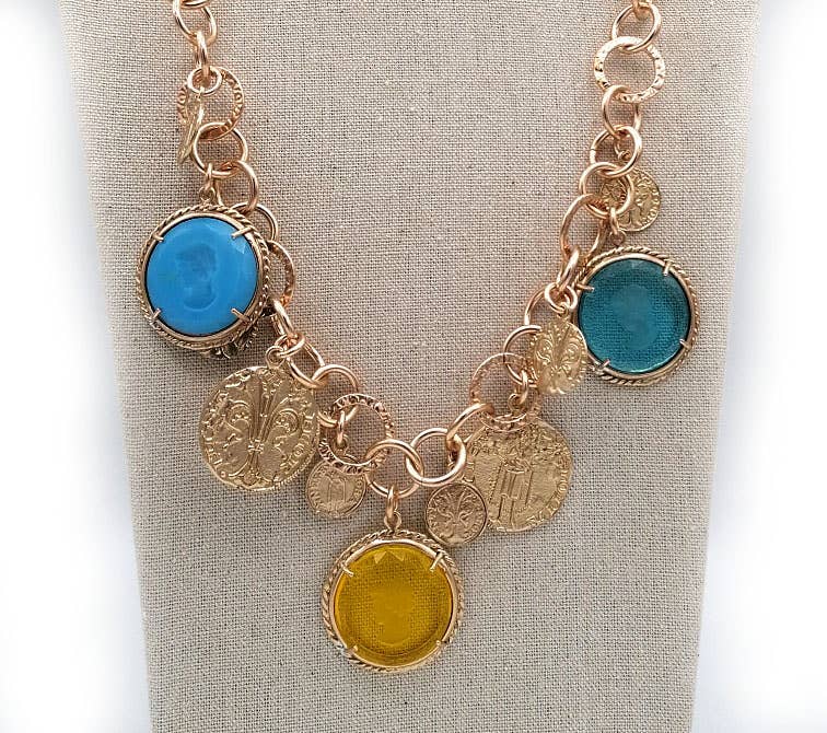 Patrizia Daliana - Vendita all'ingrosso Collana con ciondolo/pendaglio - Patrizia Daliana | "Fiorino & Giglio" - Collana CO-FI/21