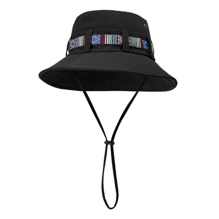 AK Brand - Wholesale Bucket hat – Women's - Wide Brim Bucket Hat with Colorful Ribbon Trim Breathable Mesh Lining and Adjustable Chin Strap for Outdoor Use15