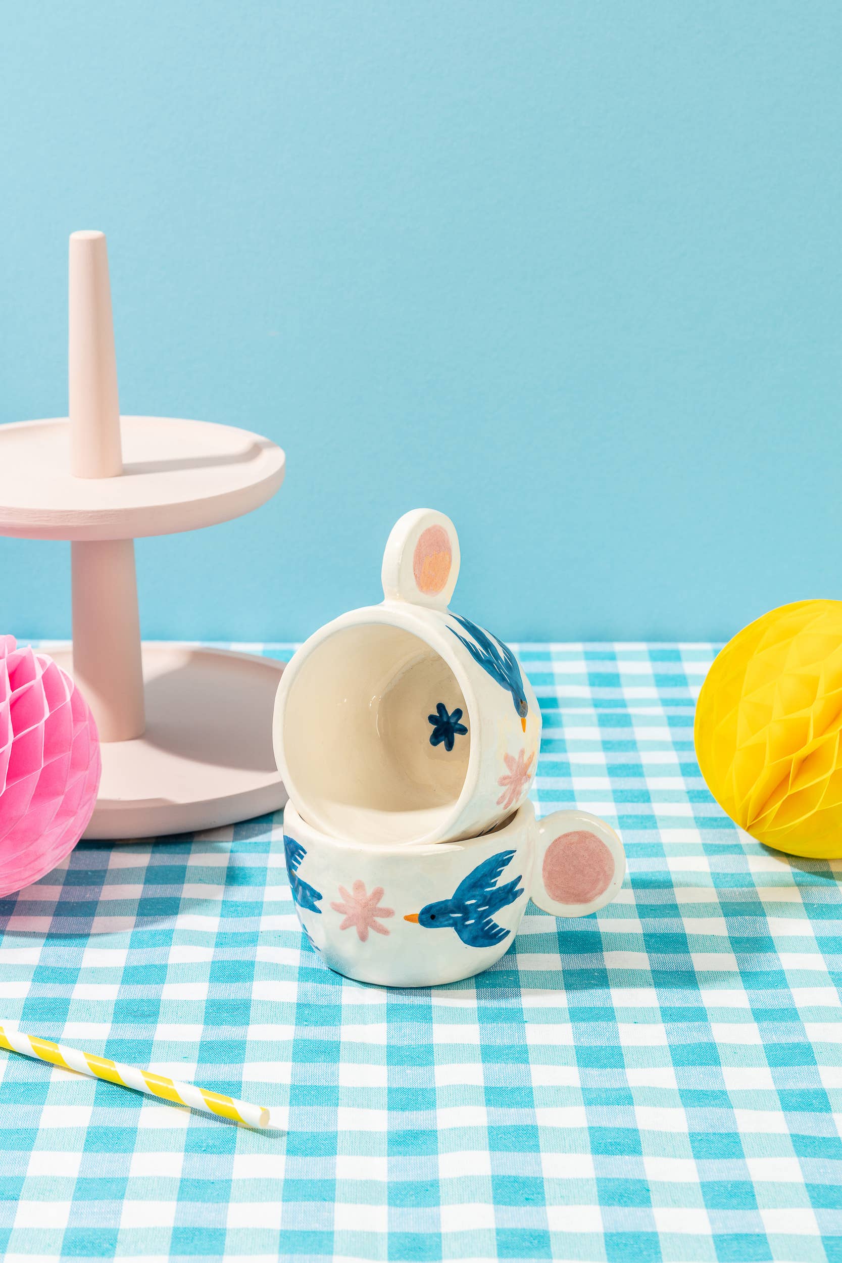 Ana Seixas - Wholesale Coffee Mug - Birds Ceramic Cup