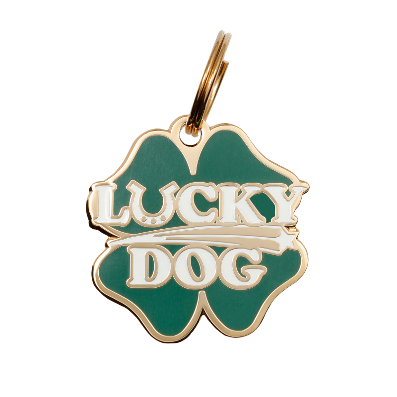 Two Tails Pet Company - Wholesale Pet Identification Tag - Dog - Lucky Dog Pet ID Tag0