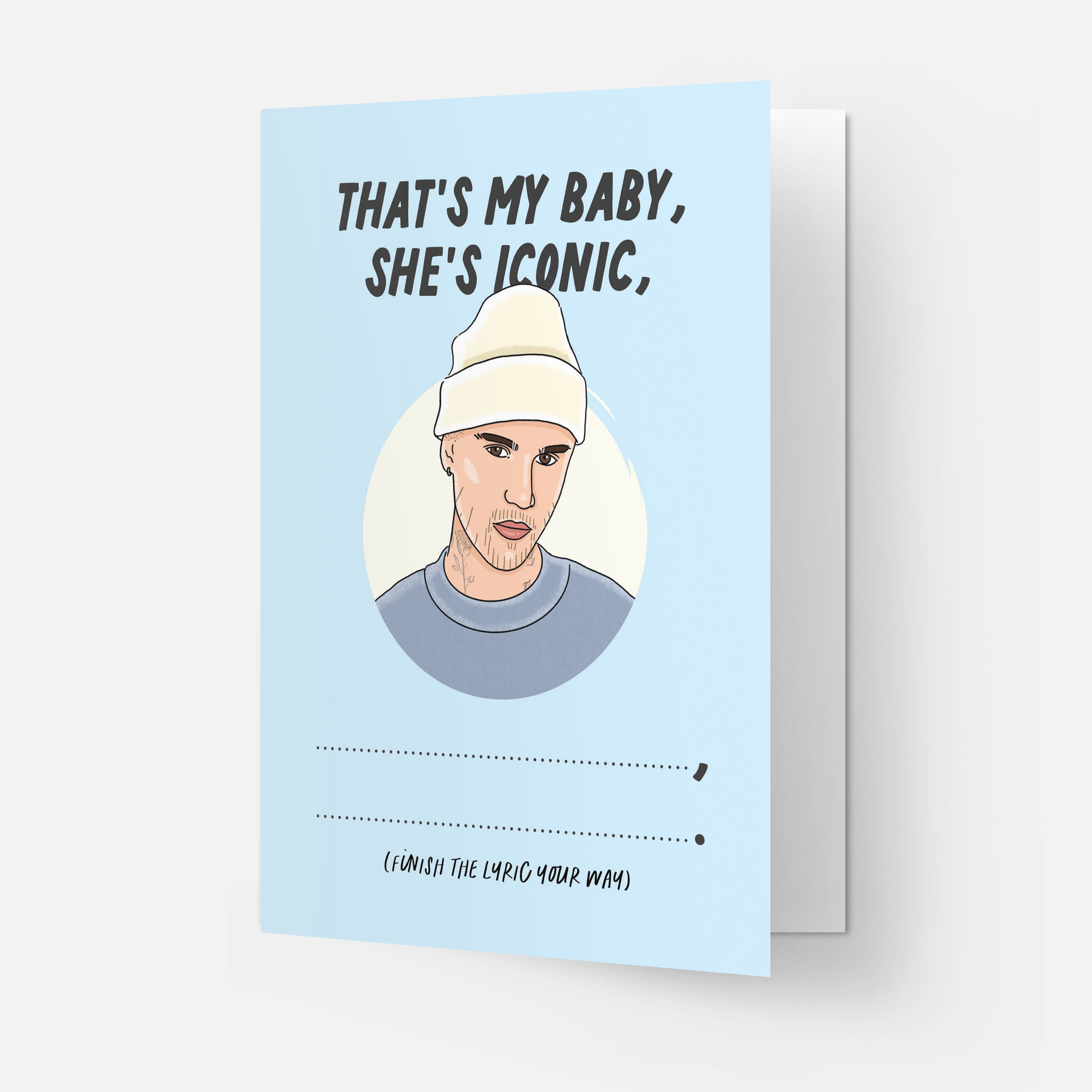 Kaart Blanche – Großhandel Geburtstagskarten – Mein ikonisches Baby - trendige Grußkarte1