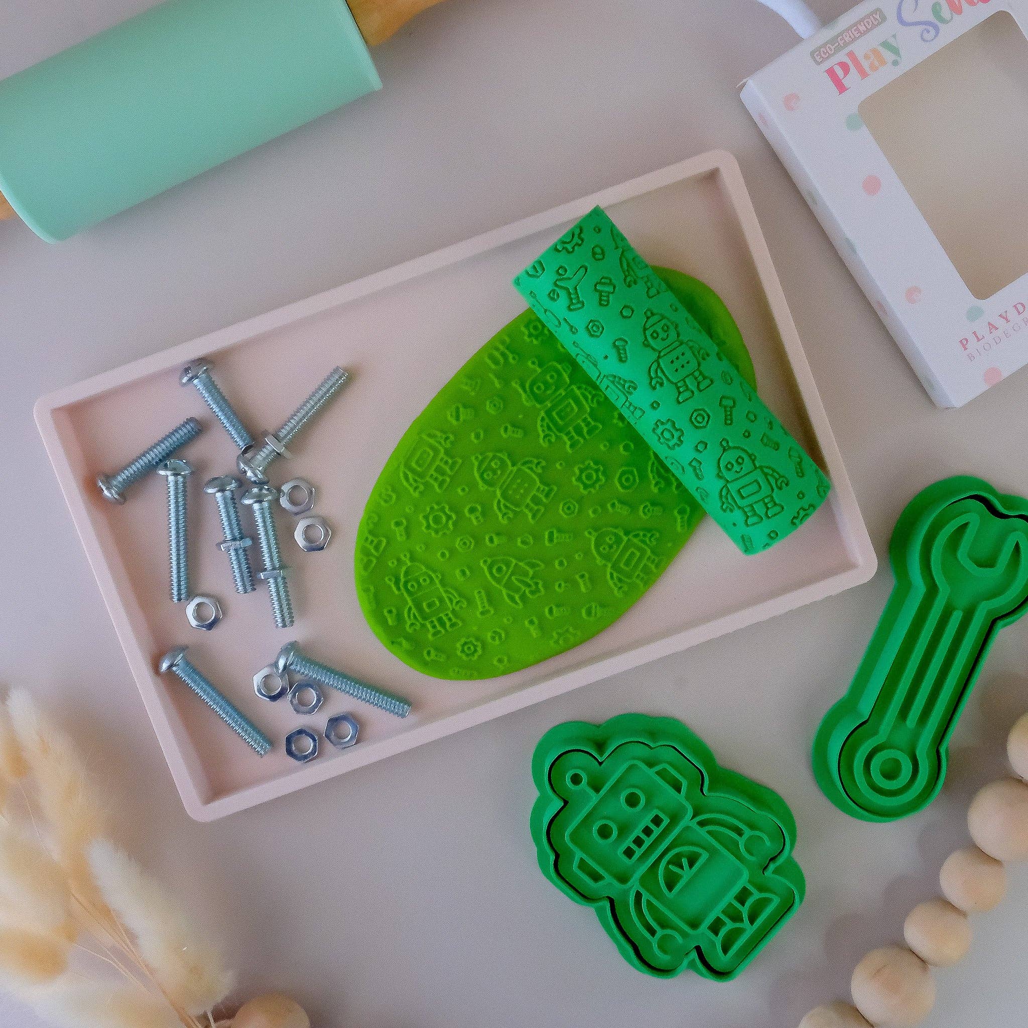 Play Sense - Wholesale Putty/slime – Child - Eco Textured Roller | Robot3