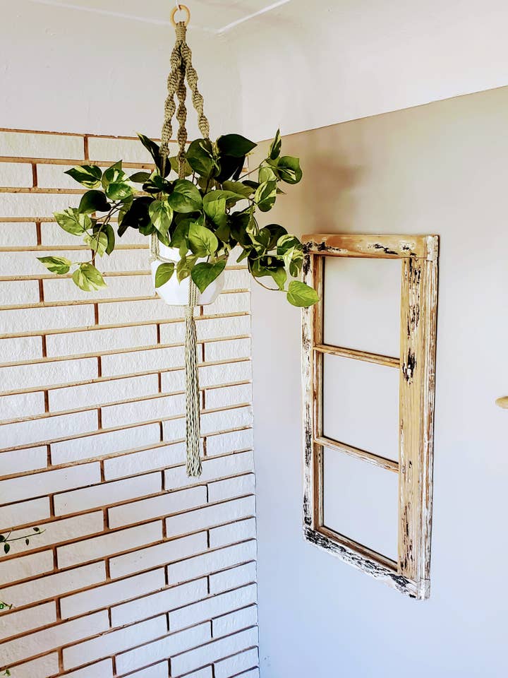 "Trudy" Macrame Plant Hanger for wholesale by Sully & Co. Handmade