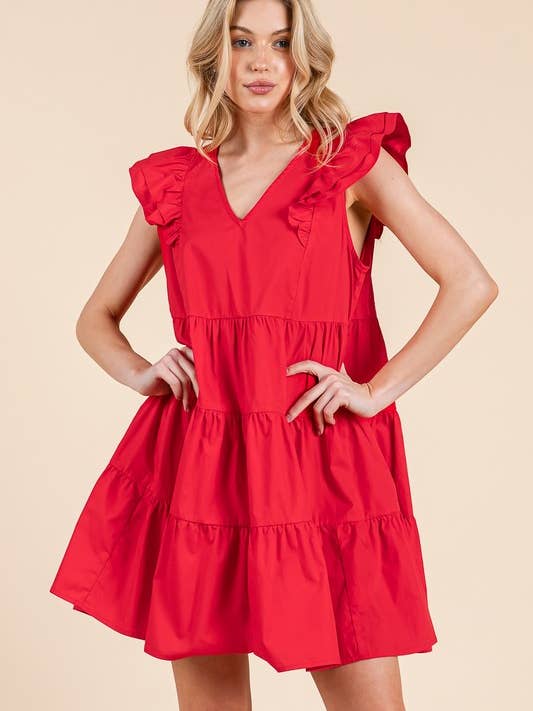 Robe sans manches à volants Plus MD51593PL pour la vente par GeeGee x Lovelo