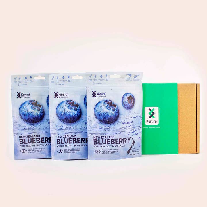 Korure - Wholesale Dried/dehydrated fruit - NZ Freeze Dried Blueberry *NEW* - Travel Snack1