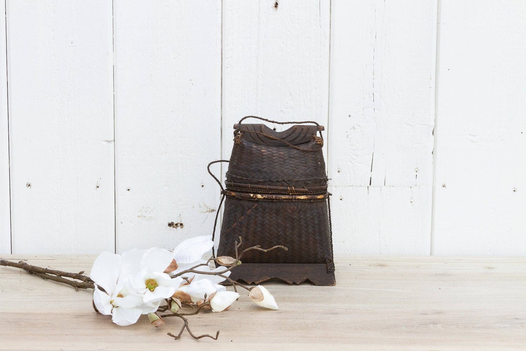 De-cor - Wholesale Basket - Mid 20th Century Thai Tribal Basket0