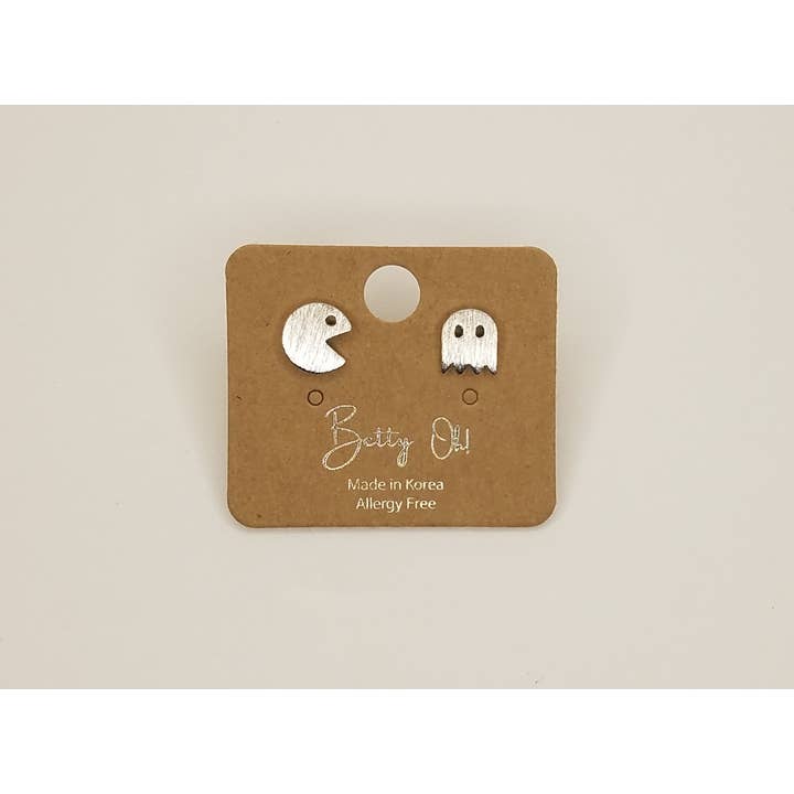 BETTYOH INC - Wholesale Stud/Post Earrings - Pac-Man Post Earring