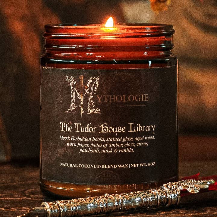 The Tudor House Library for wholesale by Mythologie Candles
