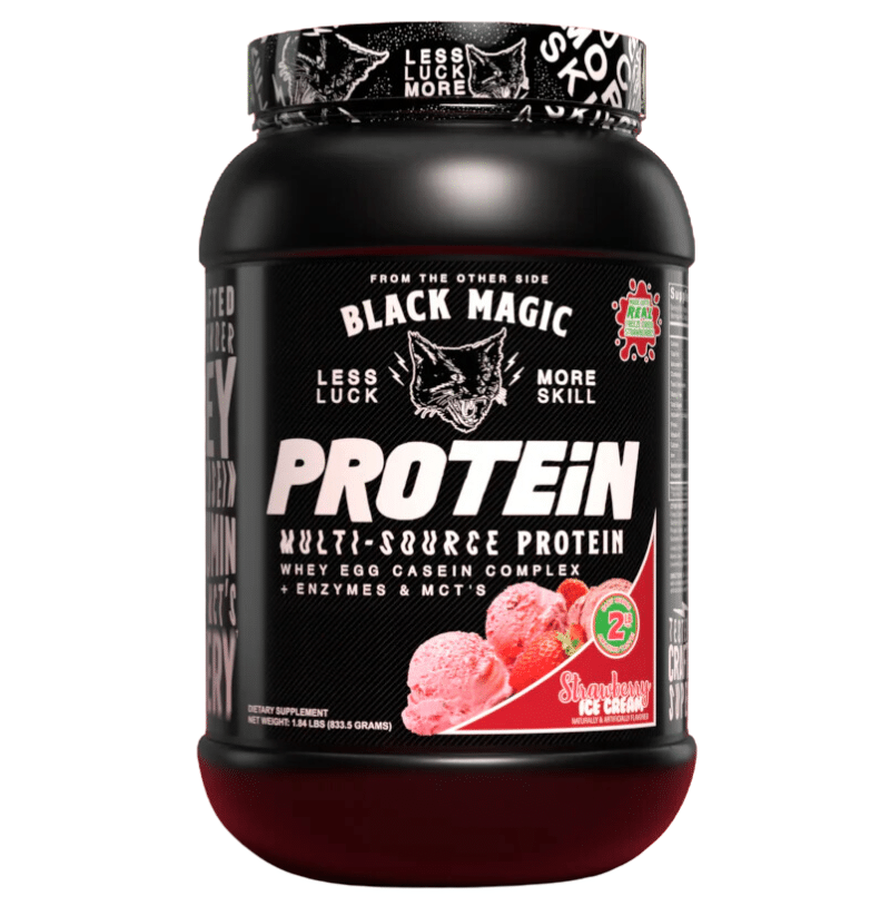 L&F Universal Goods - Wholesale Protein/Superfood Powder - Black Magic Multi-Source Protein Powder Strawberry Ice Cream0