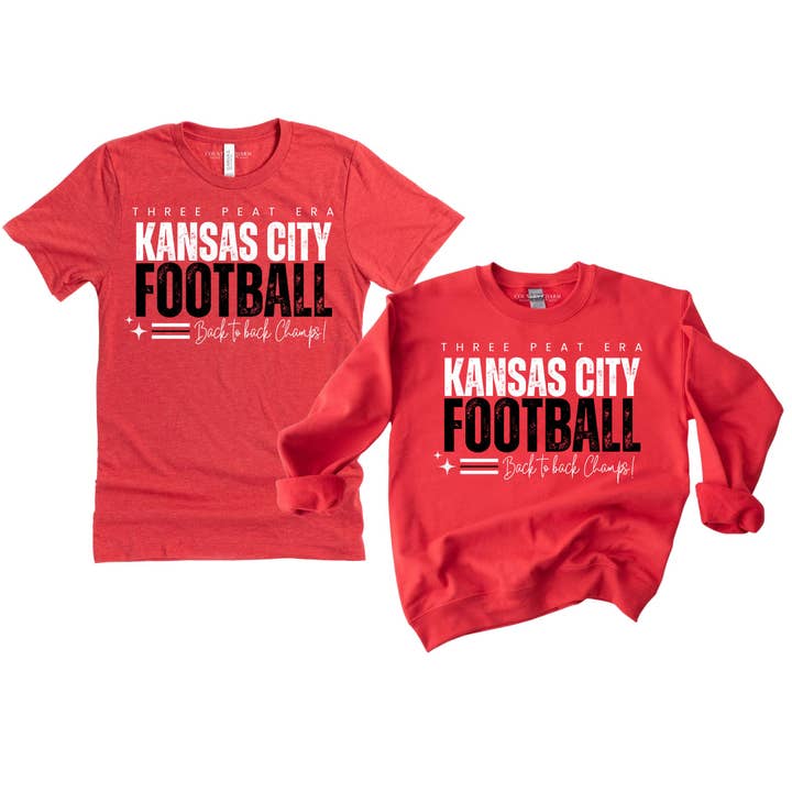 Kansas City Football | Three Peat Era for wholesale by Country Charm Wholesale