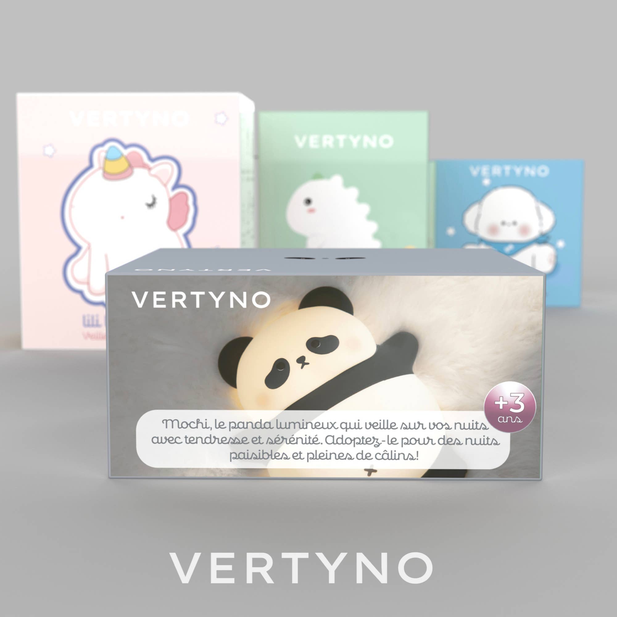 VERTYNO - Vente Veilleuse - Enfant et bébé - Veilleuse Panda Silicone Rechargeable – Mochi par VERTYNO1