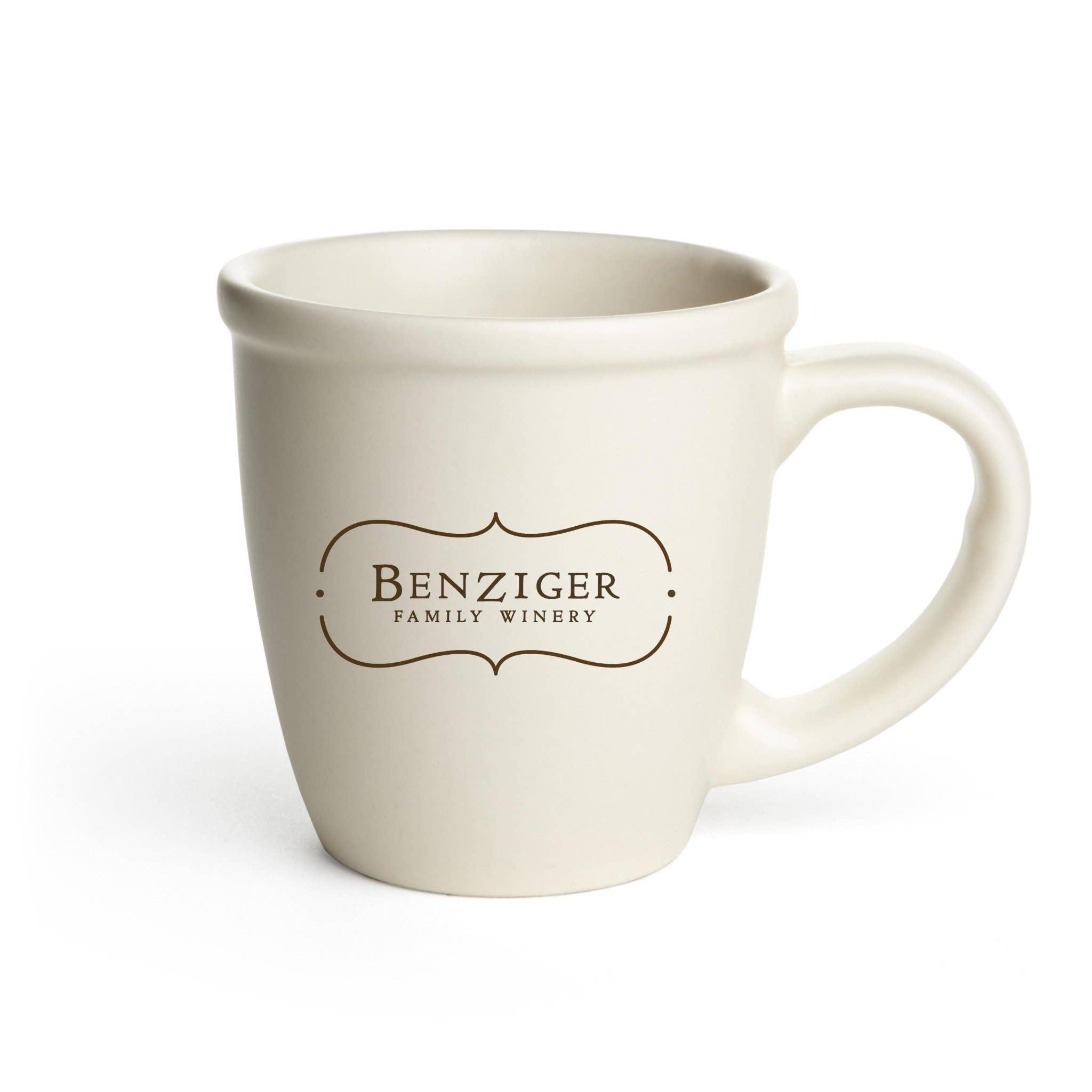 Mercantile 12 - Wholesale Coffee Mug - Custom BRAND OR LOGO 14 oz Matte Cream Ceramic Bistro Mug 7